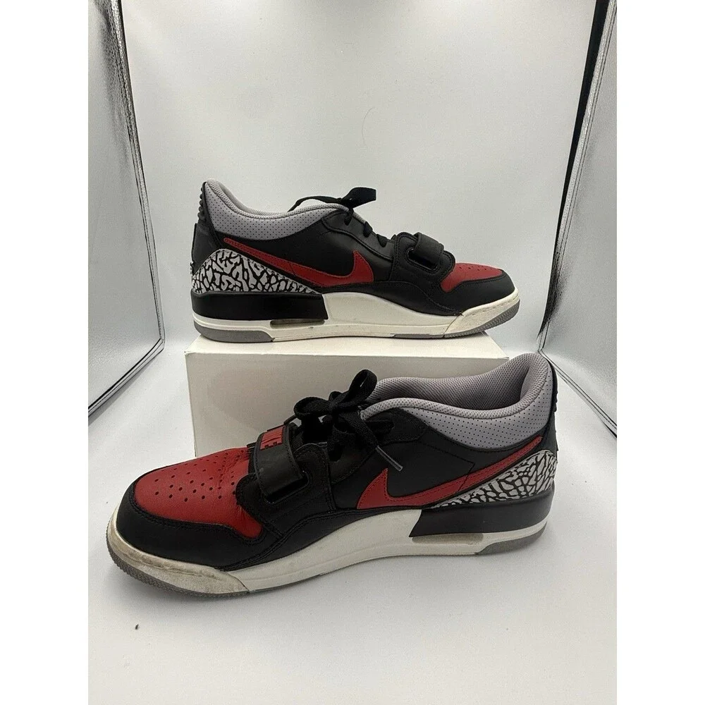 Men's NIKE JORDAN Legacy 312 Low Bred Cement Size 13 CD7069-006 Shoes Sneakers